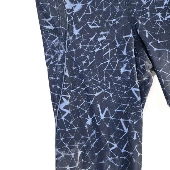 Lululemon Star Crushed Top Speed Crop Wunder Under Legging Luxtreme Black Coal 4 - Picture 4 of 6